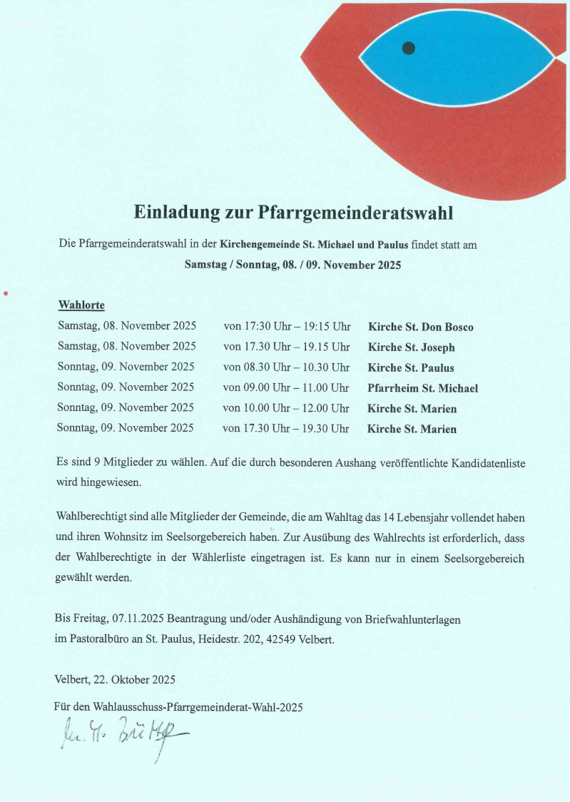 PGR Wahl 2025 Termine n